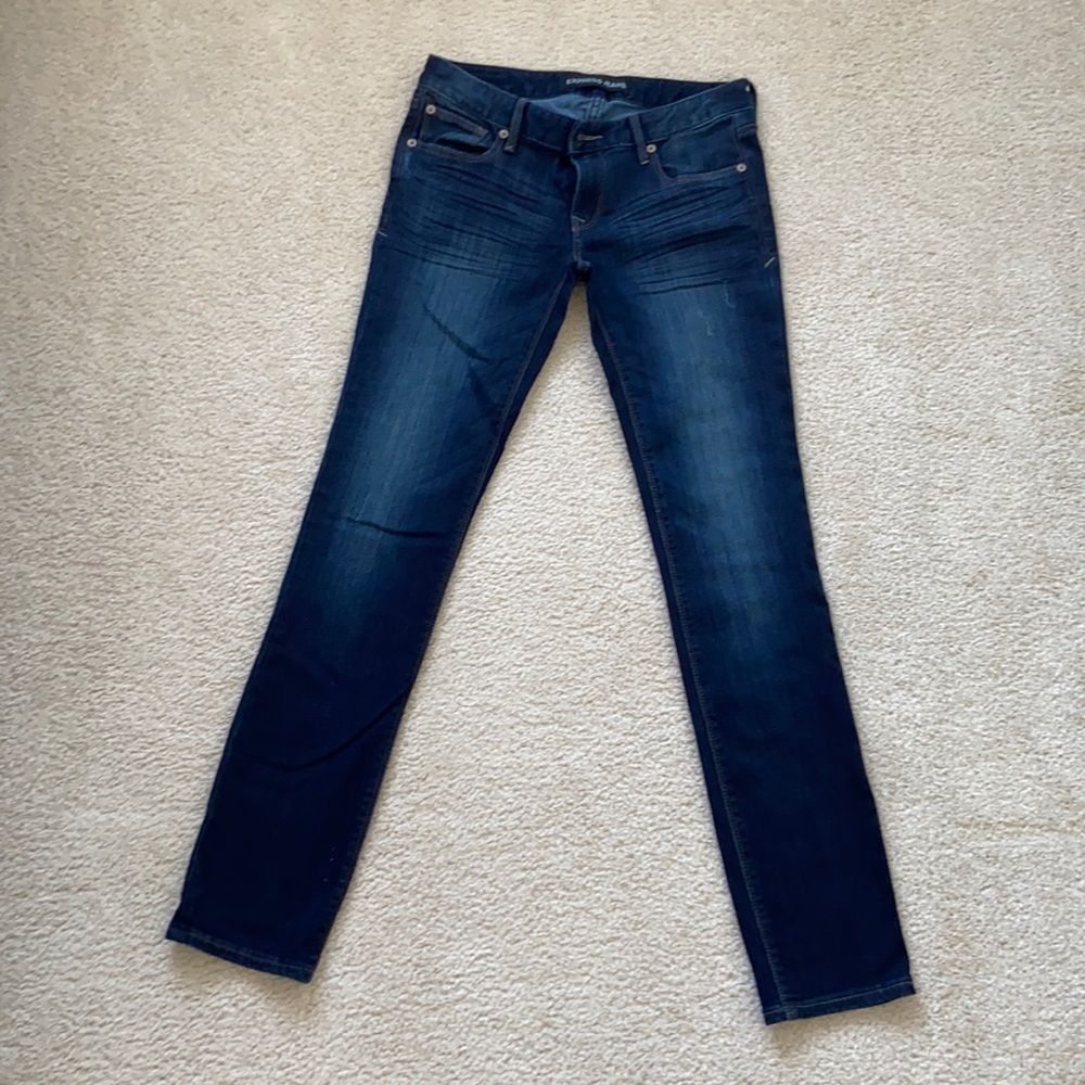 Express jeans. Stella skinny lowrise. Size 6R